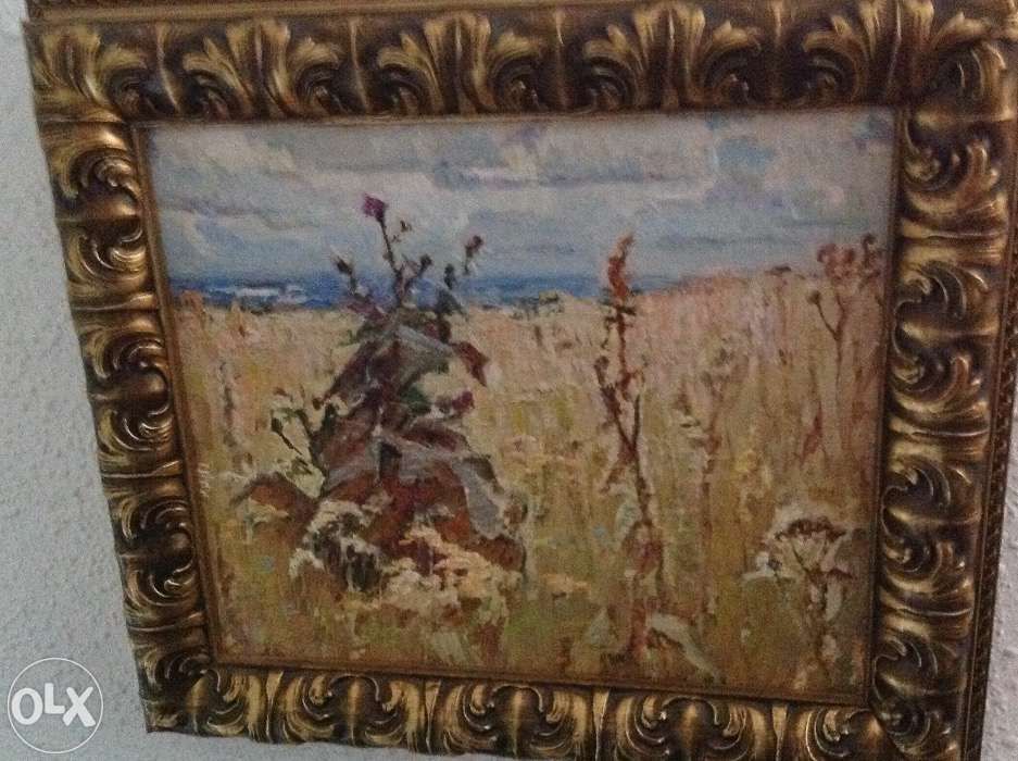Картина Сербутовского "Будяк" с подписью художника
