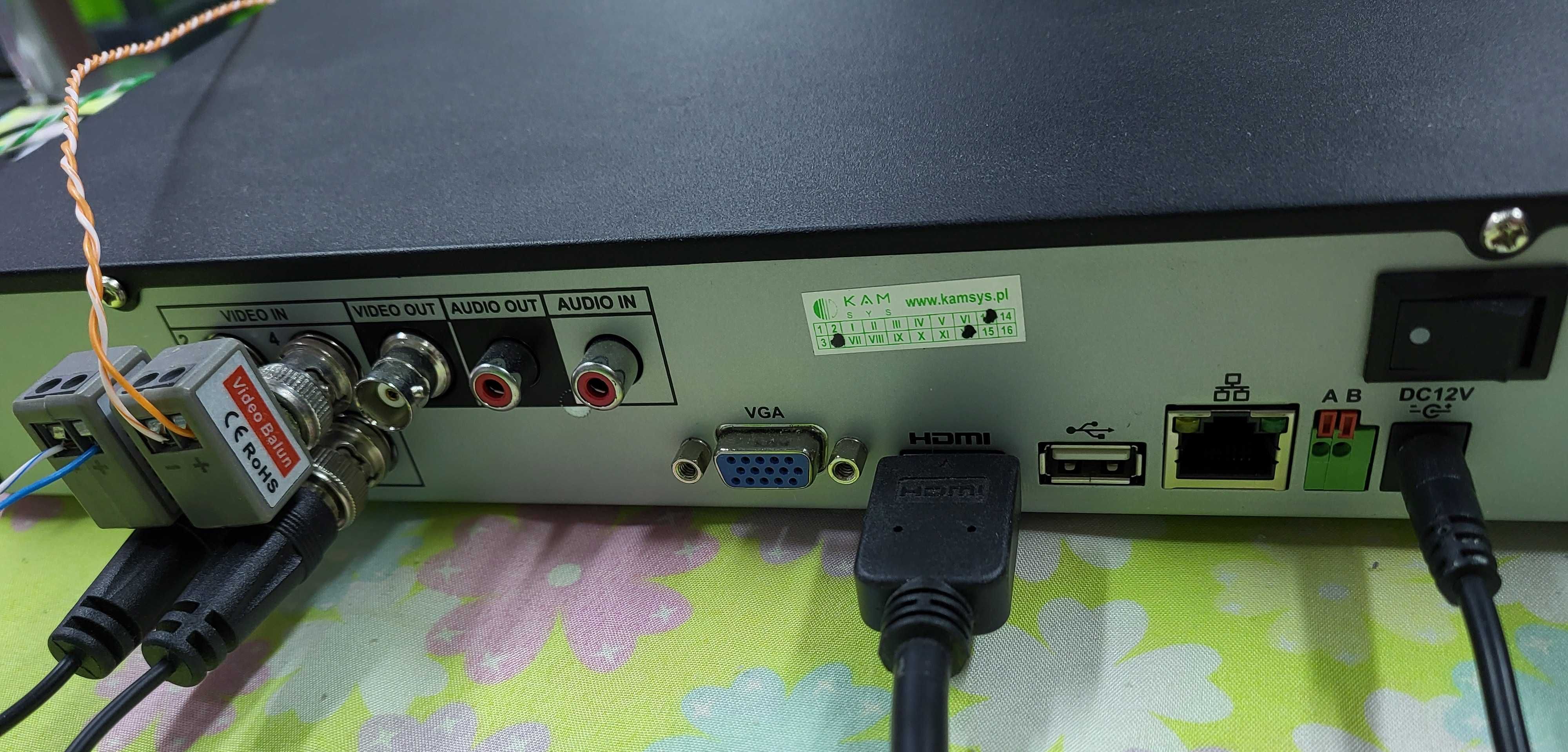 monitoring rejestrator BCS kamery samsung