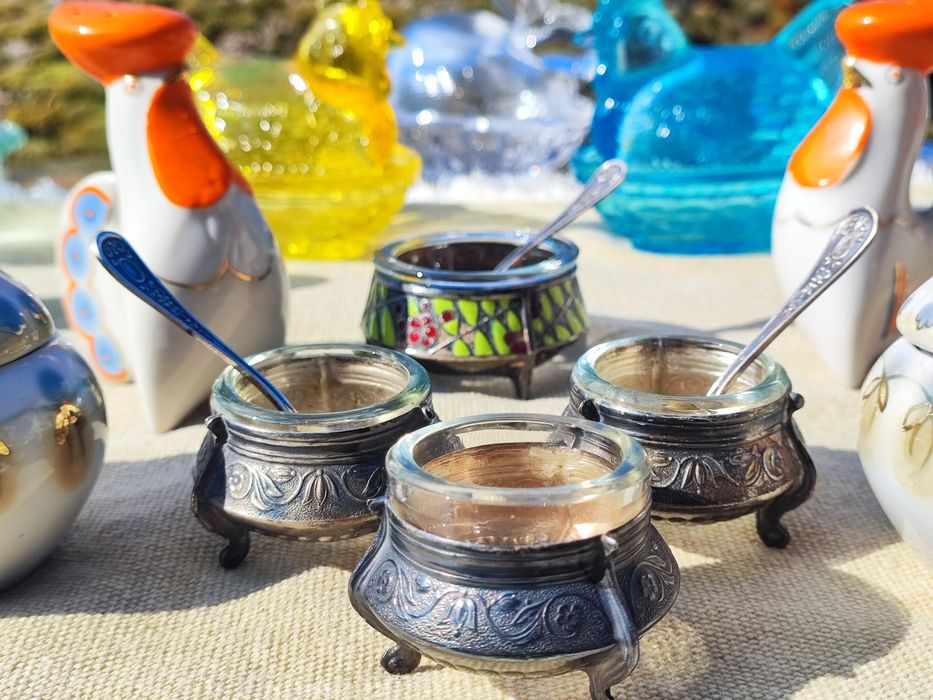 Solniczka KURA porcelanowa ZSRR,Połonne