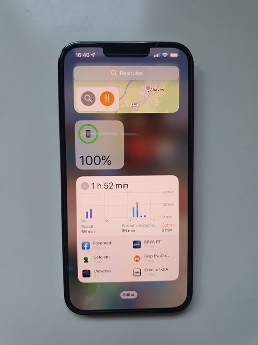 Iphone 13 PRO-MAX 256GB Cinza Como Novo Original em Caixa