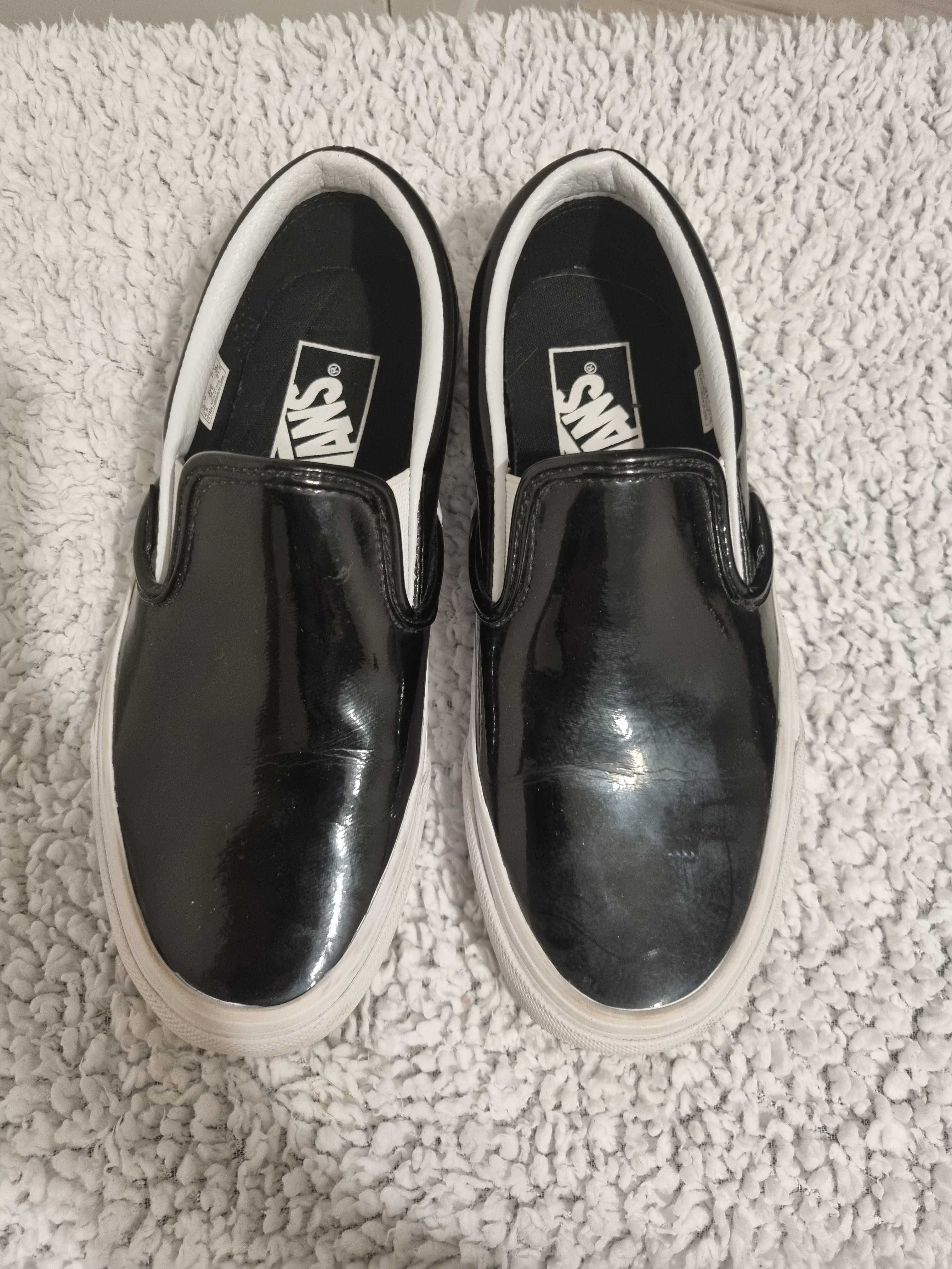 Czarne tenisówki Vans rozmiar 34.5