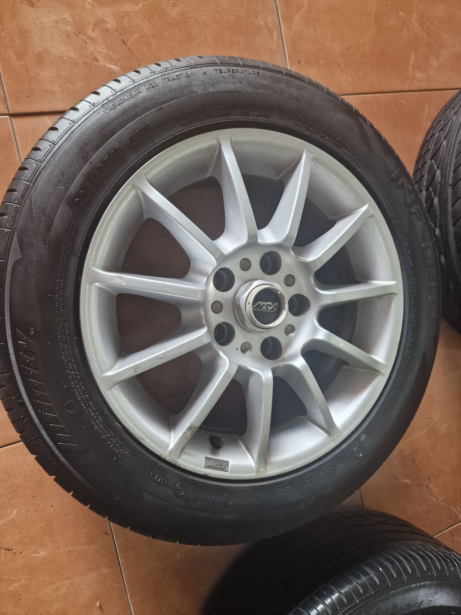 Jantes TSW 15" com pneus