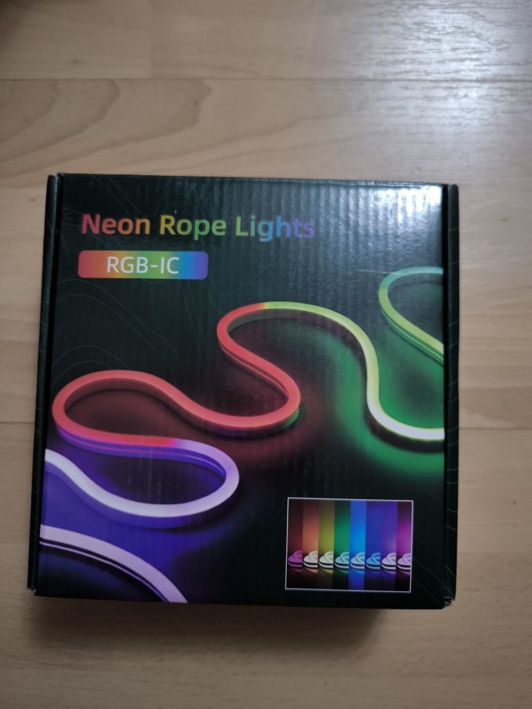 Умная гибкая неоновая светодиодная лента Neon Rope Led Bluetooth 5 М