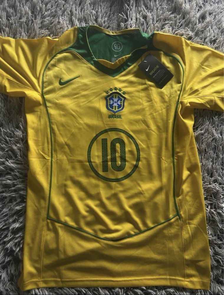 t shirt ronaldinho brasil #10