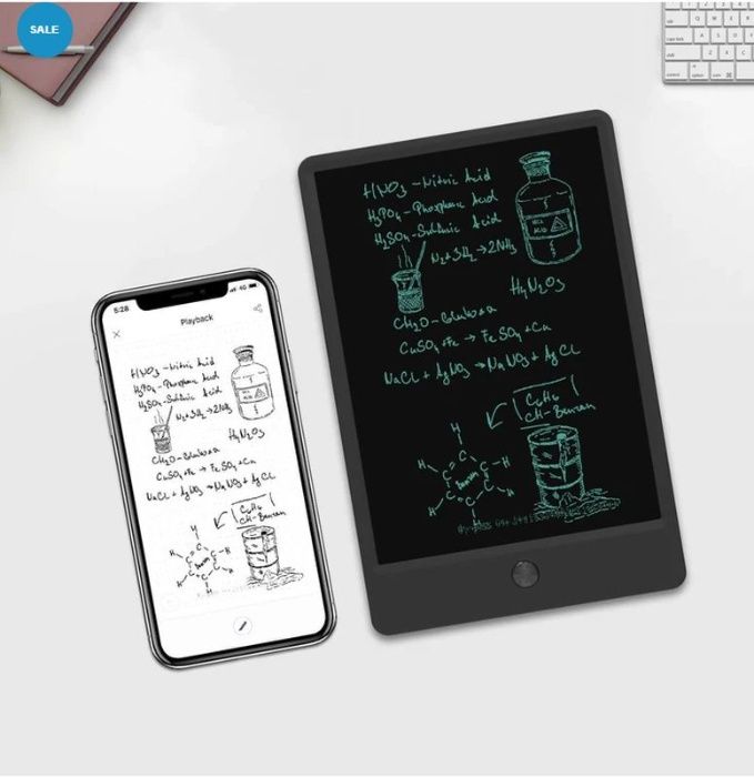 Набор из блокнота и стилуса Smart Pen Set - LCD Pad and Black Notebook