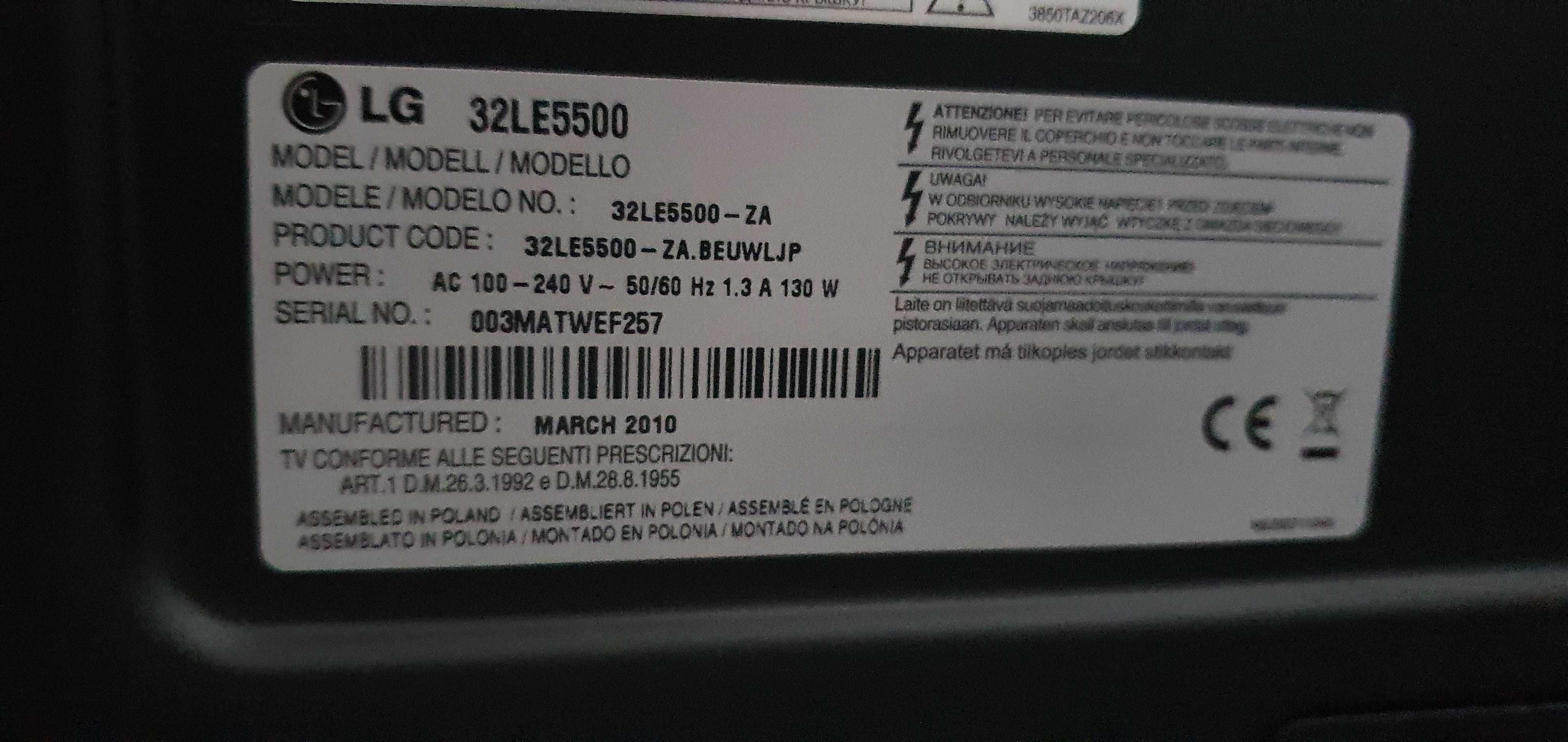 Telewizor LG 32LE5500 LED 32"