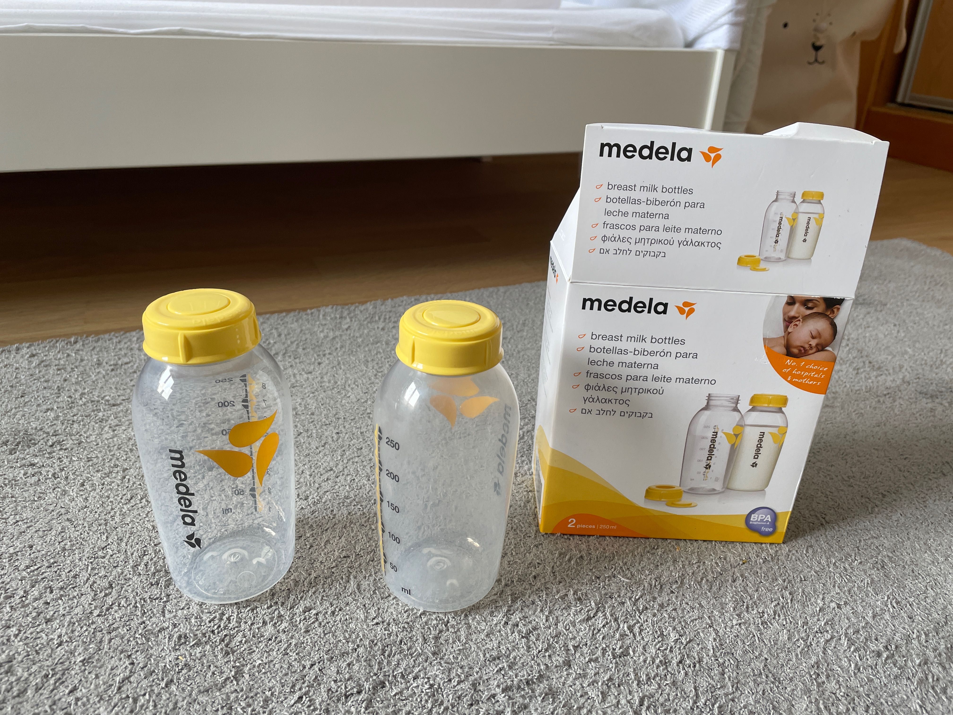 Vendo frascos de leite Medela