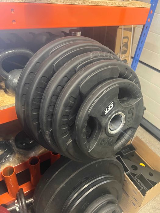 Obciążenie Olimpijskie 50mm żeliwne ogumowane 25kg 20kg 15kg 10kg 5kg