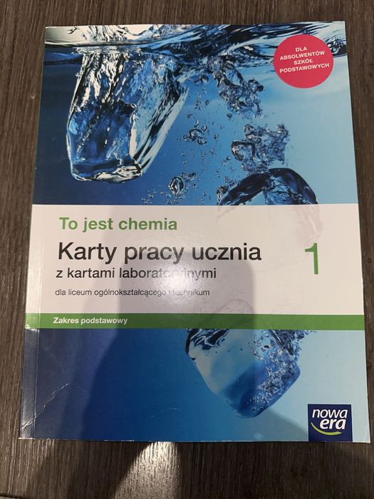To jest chemia 1 Karty prach ucznia Nowa Era