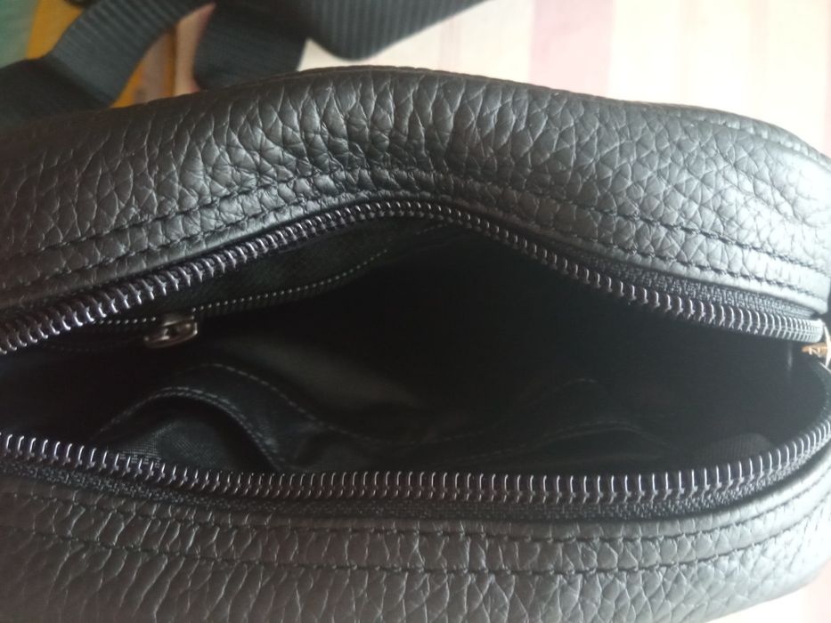 Сумка шкіряна чоловіча через плече