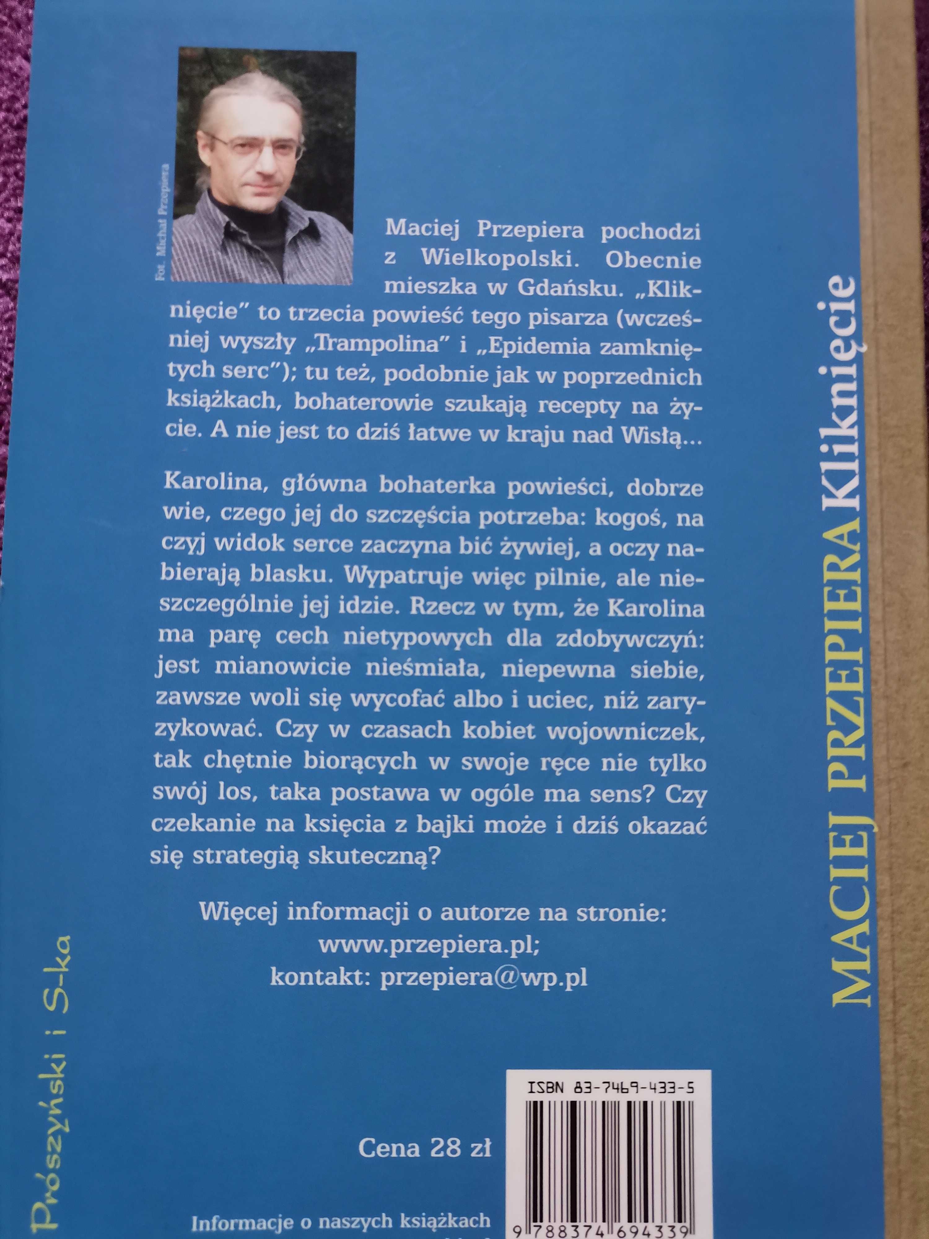 Książka KLIKNIĘCIE Maciej Przepiera