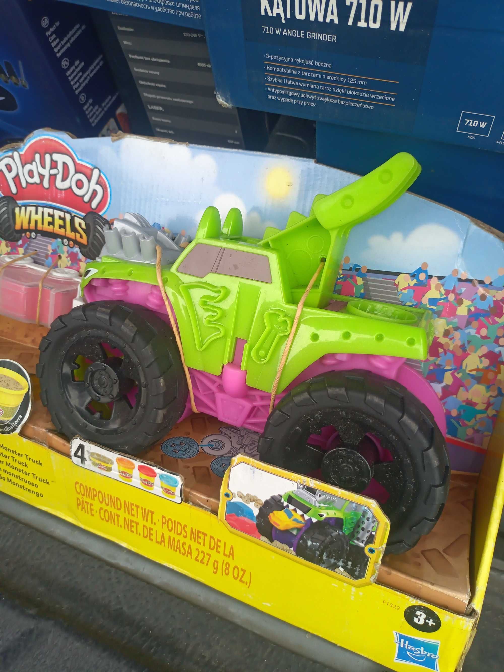 nowa ciastolina playdoh - monster truck