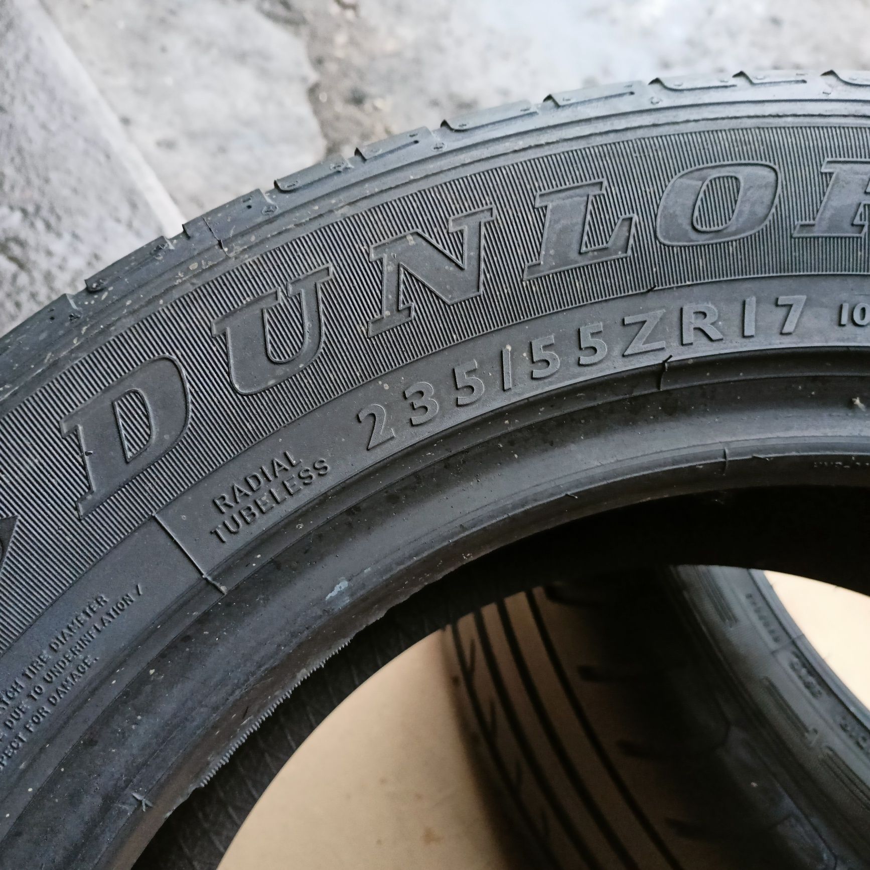 Opony letnie 235x55 R 17 Dunlop SP Sport Maxx kpl 2 szt