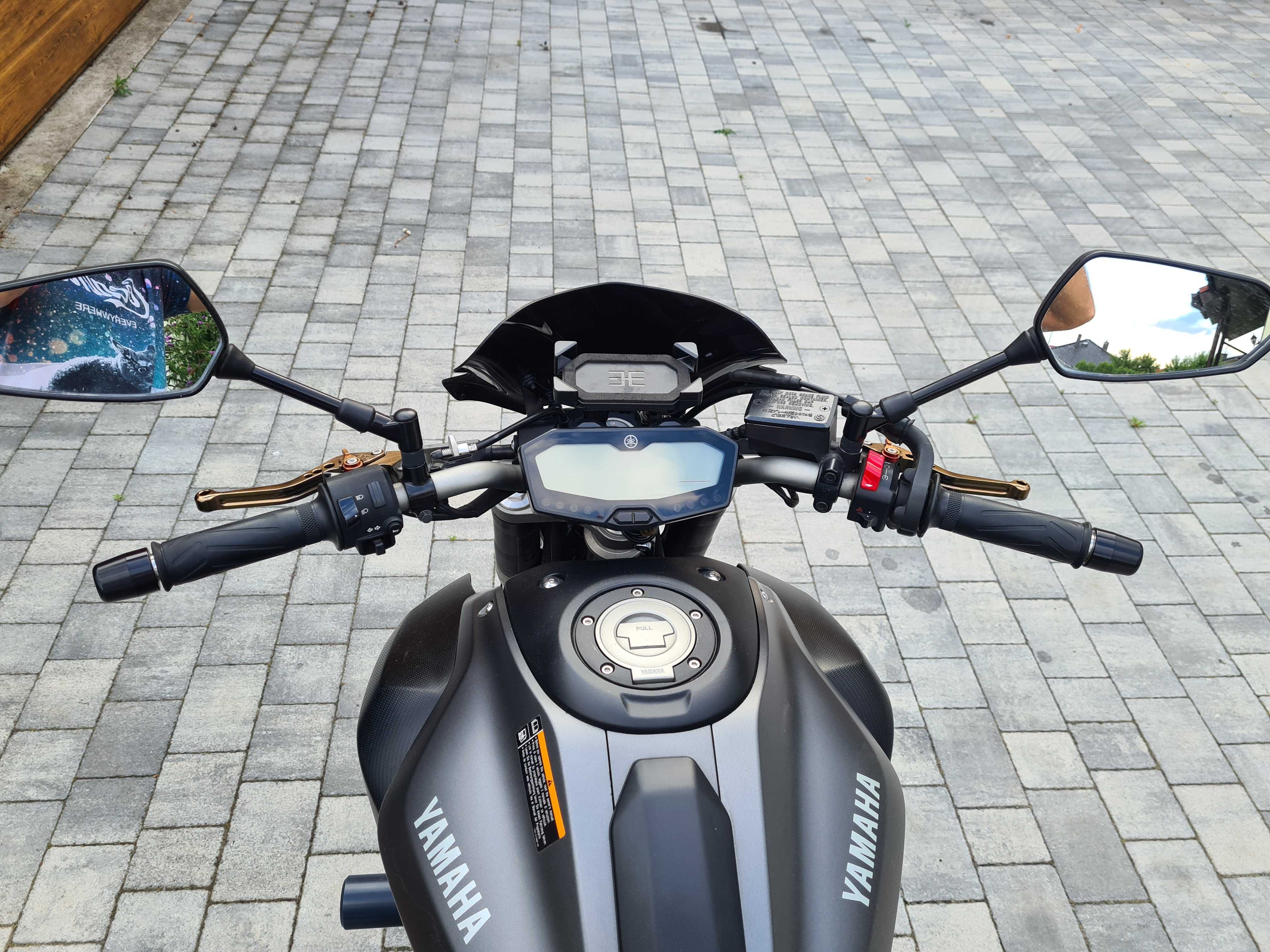 Yamaha MT07 ABS 2015, pełne A, oryginalny niski przebieg!!