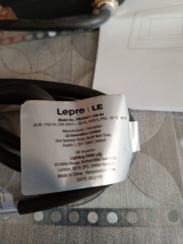 Lepro Reflektor LED zewnętrzny 20W
