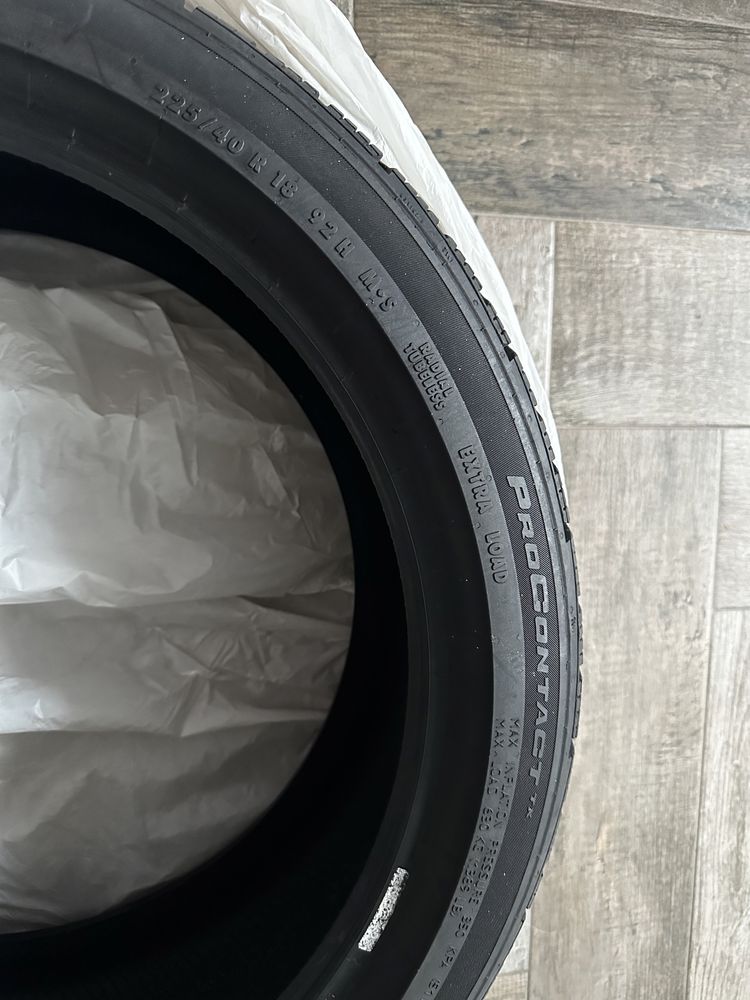 Шины CONTINENTAL ProContact TX 225/40 R18 92H шини