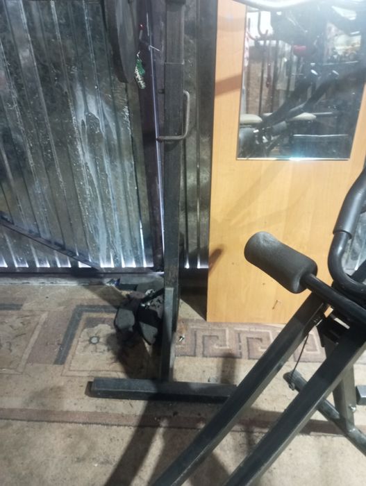 Sztanga stojaki i obciążenie