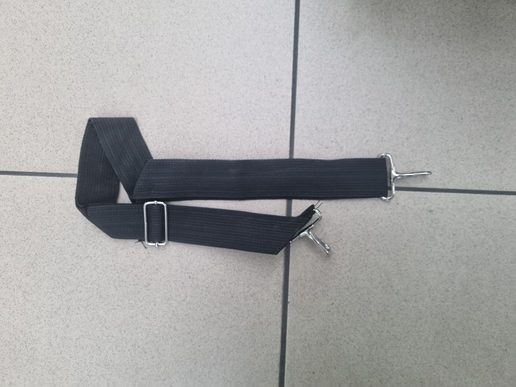 Niebiesko-czarna torba podrozna 80 cm