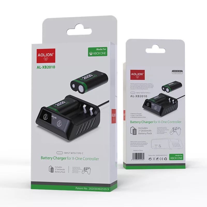 2650mah Аккумуляторы 2шт для Xbox Series X S/One/S Зарядка/2шт батарея