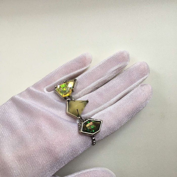 Лот бижутерия украшения кольцо подвеска брошь птица, сова, слон, Индия