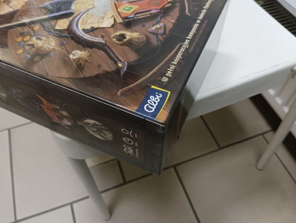 Gloomhaven szczęki lwa + insert drewniany + naklejki