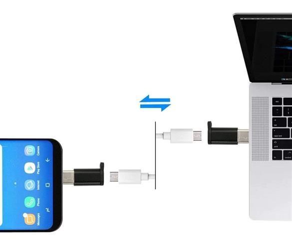 Adaptador Micro USB para USB-C Tipo C 3.1 9526 Novos e embalados