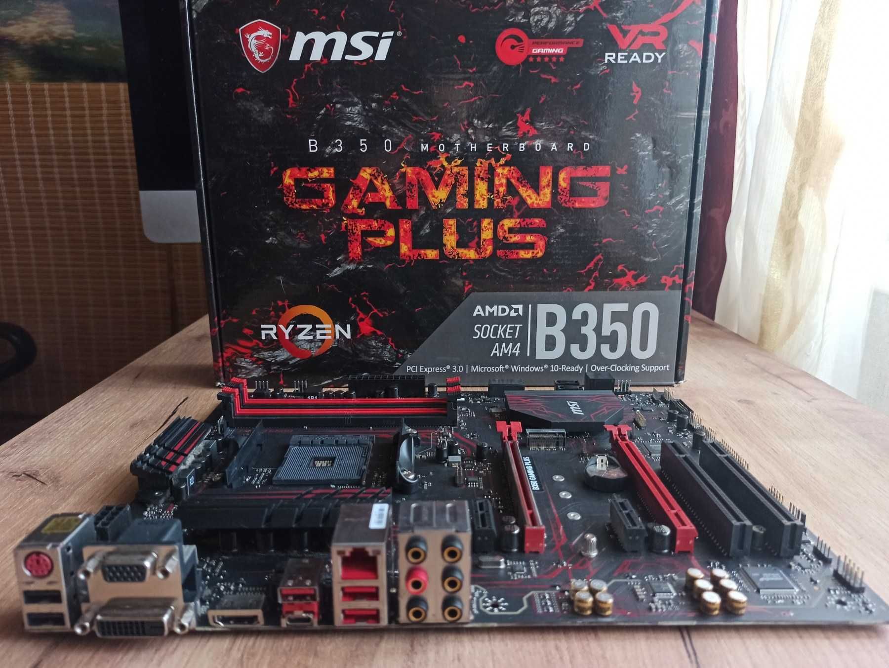 Материнская плата MSI B350 Gaming Plus (sAM4, AMD B350, PCI-Ex16)