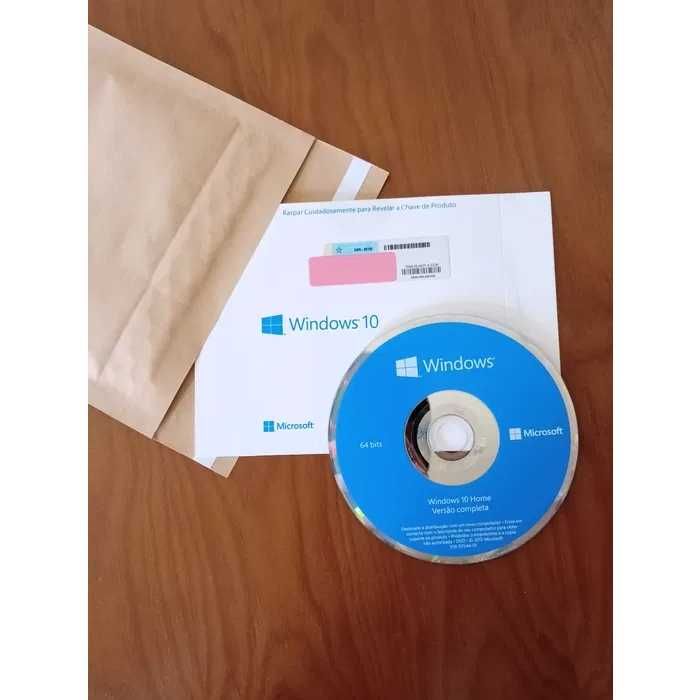 Windows 10 Home Versão Completa 64 Bits CD/DVD Original