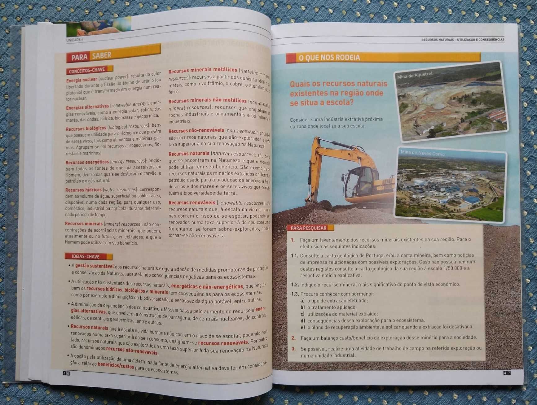 "Compreender o Ambiente 8" Parte 2 Manual C. Naturais 8ºAno -Como NOVO