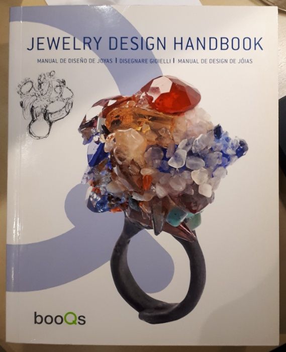 Livro "jewelry design handbook" em 4 Línguas