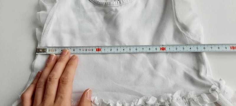 Sukienka tiulowa efekt dwóch warstw 86-92cm 18-24 miesięcy #677