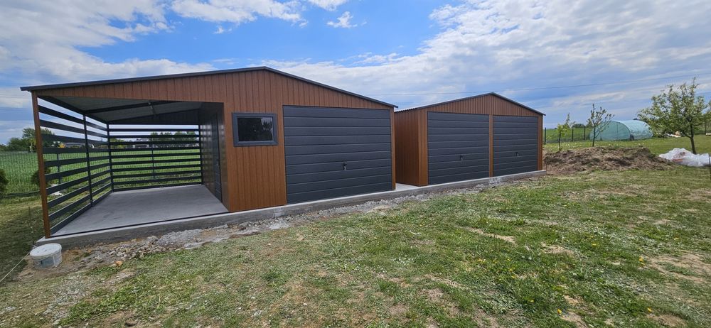 GARAŻ Drewnopodobny Hala Wiata Rolnicza Budka ogrodowa Magazyn Blaszak