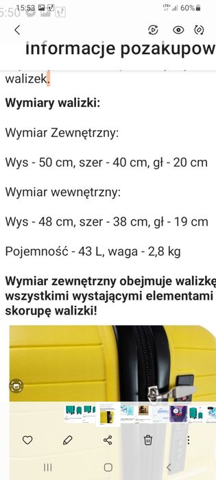 Walizka nowa  ABS