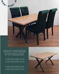 Zestaw loft nowoczesny Desing krzesla + stol