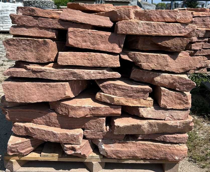 CZERWONY PIASKOWIEC - Płyta Ogrodowa Kamień Ścieżkowy, Kamień na Taras