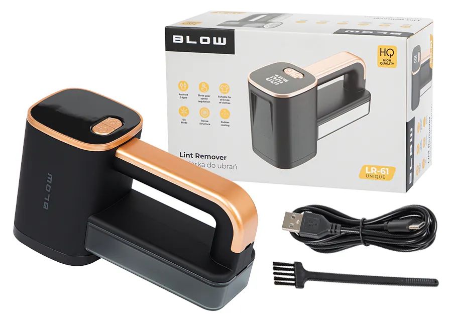 Bezprzewodowa golarka do ubrań BLOW LR-61 z latarką LED 44-404#