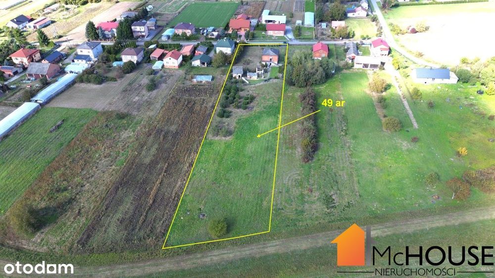 6 km od Sandomierza, Dom i Działka 49ar