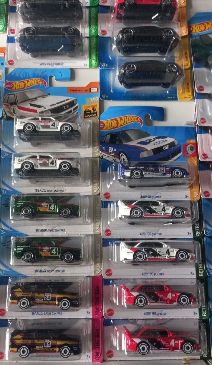 Vários Audi hot wheels