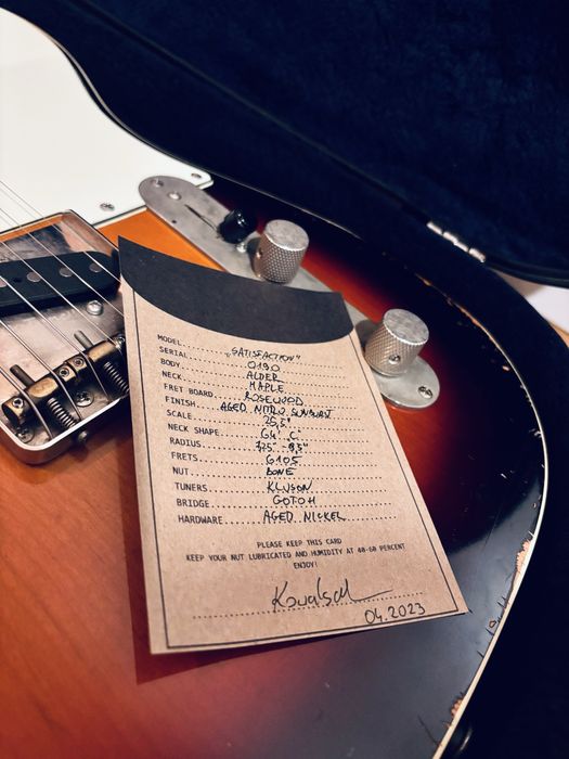 SKG Telecaster 60’s + set pickupów + case