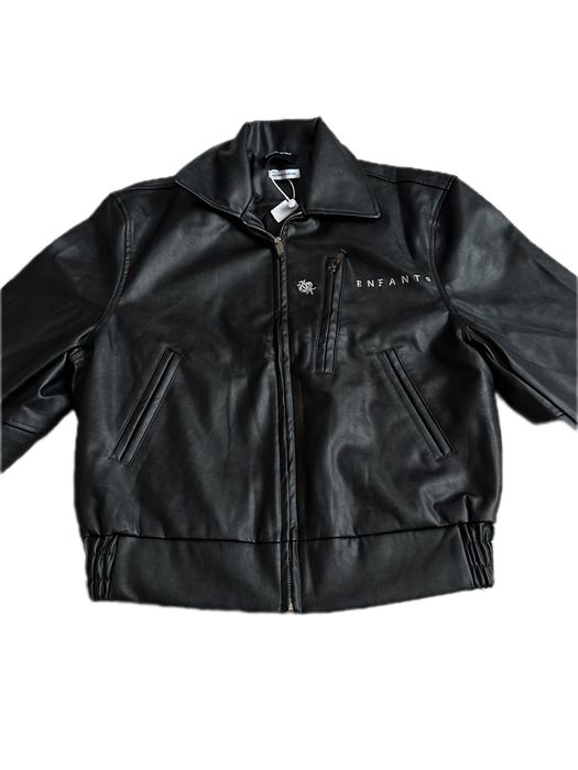 Leather Jacket ERD Melancholy Rich Black S M кожаная куртка Erd