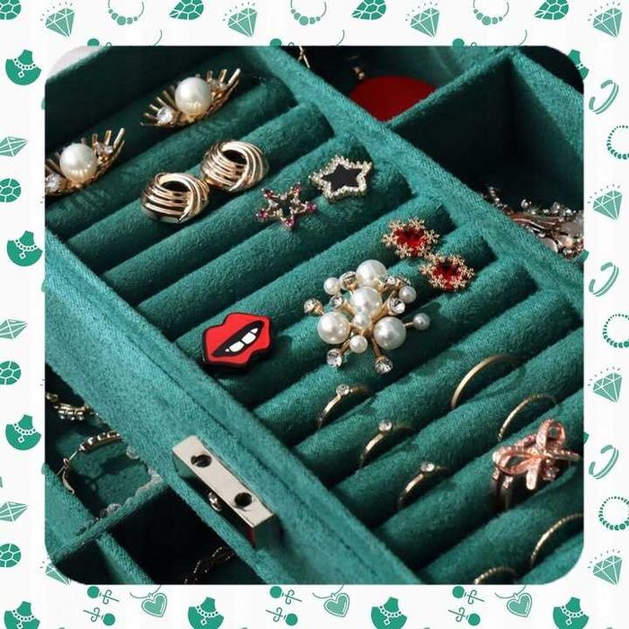 Nowa Szkatułka Na Biżuterię Zegarki Kuferek Duży Organizer Prezent