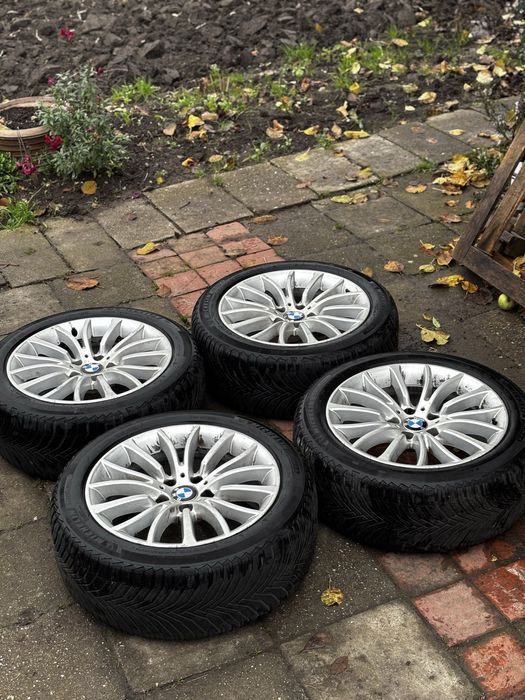 Oryginalne Alufelgi 18 cali 5x120 245/45r18 F10 F11 Michelin Zima