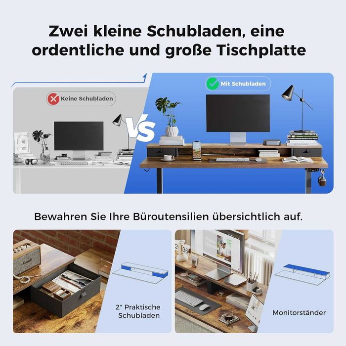 Nowe elektryczne / regulowane / biurko / stół / blat / 120x60CM !R33!