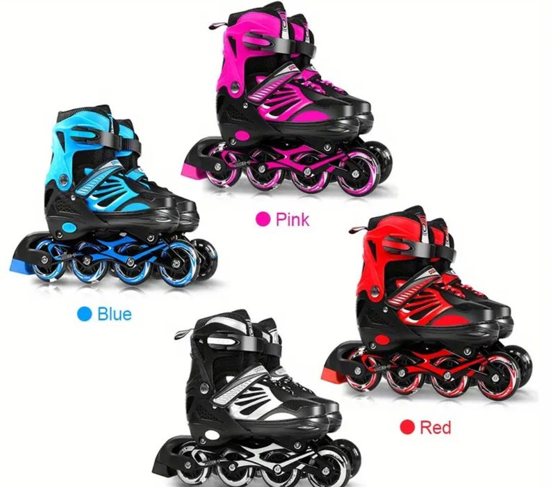 Patins em linha 4 cores em escolha