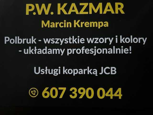 Usługi brukarskie kostka polbruk