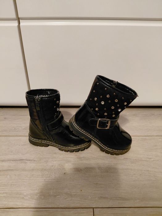 Buty zimowe dziecięce dziewczęce, rozmiar 23.