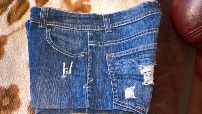 Stylowe spodenki/szorty dżinsowe (rozm. 158/164)