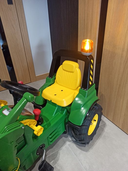 Rolly Toys John Deere Traktor na pedały Biegi Pompowane Koła 3-8 lat