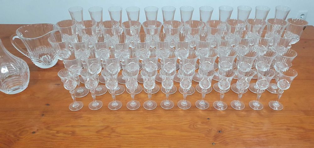 Conjunto 62 peças royal cristal rock 24% pbo