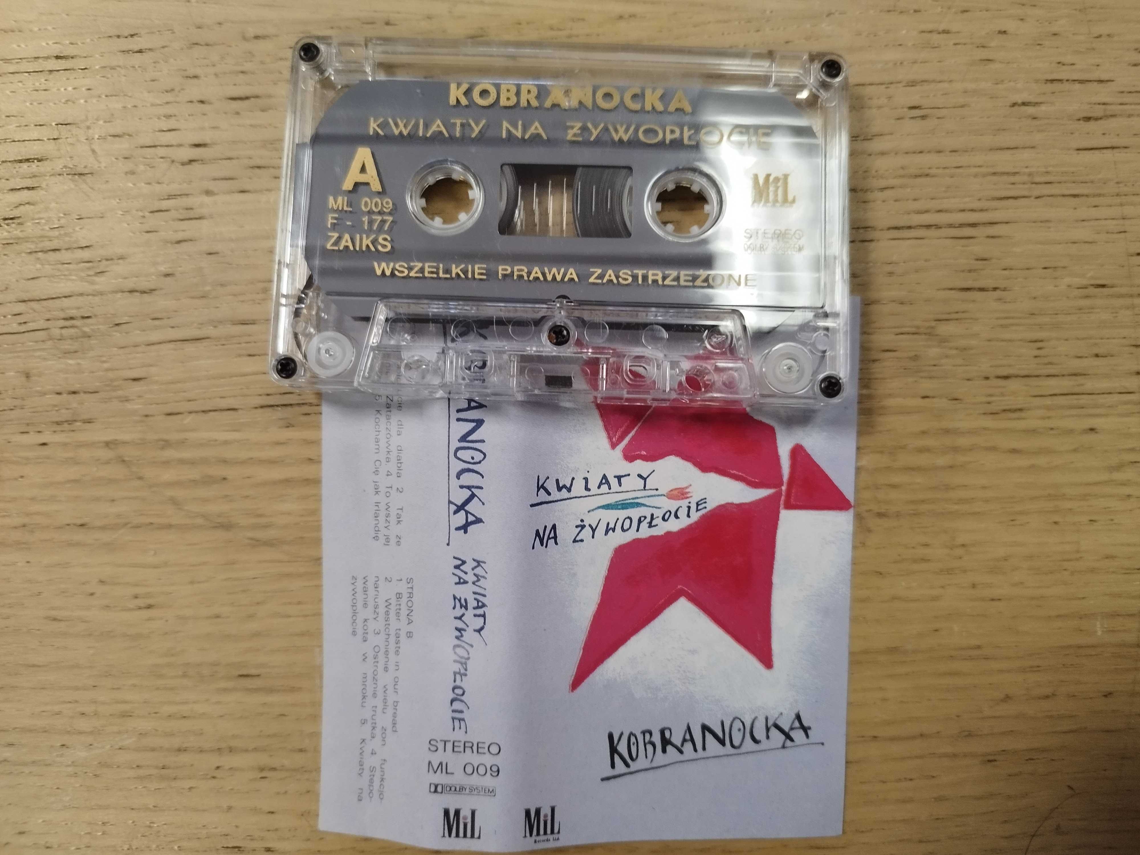 Kobranocka Kwiaty na Żywopłocie kaseta magnetofonowa